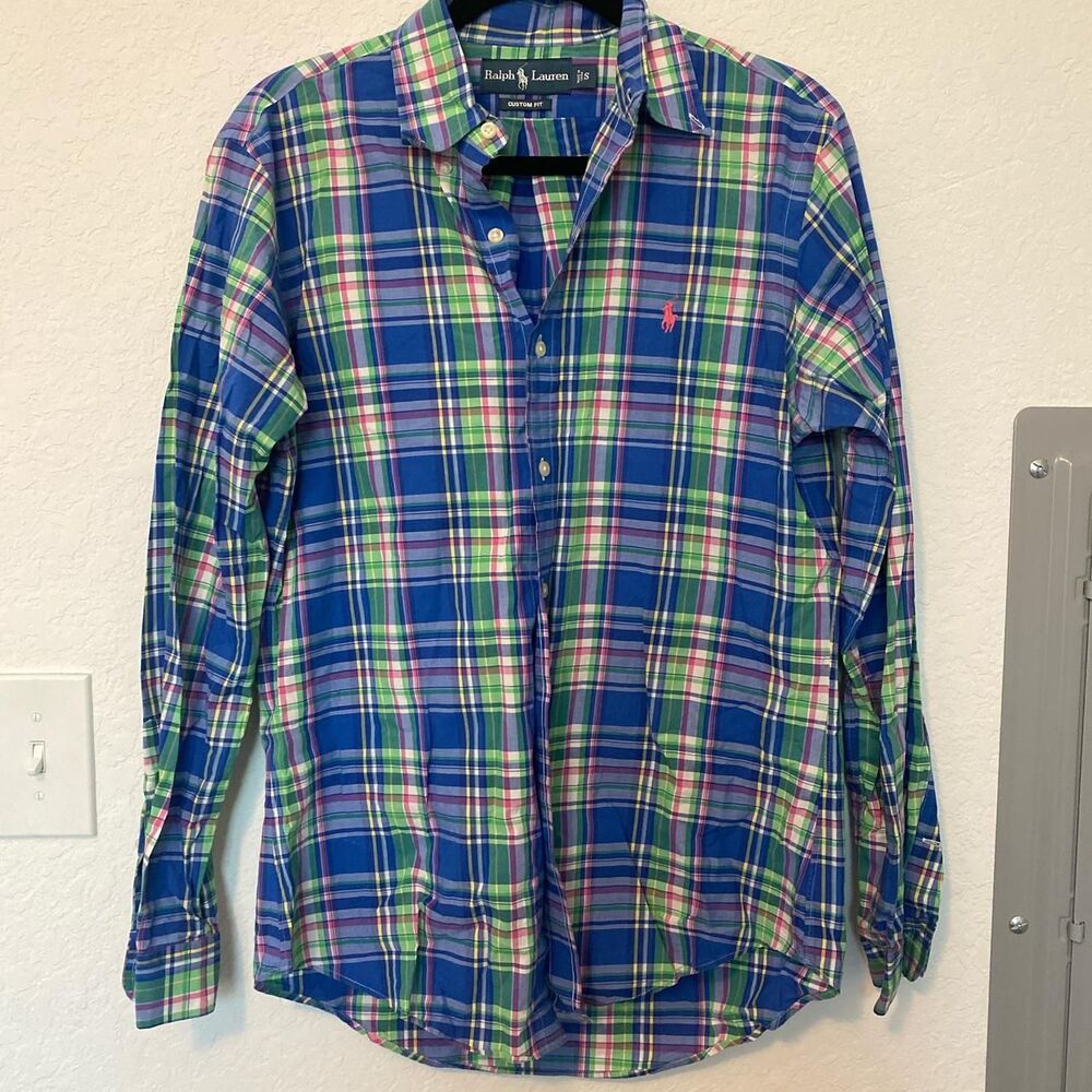Ralph Lauren Plaid Button Down Long Sleeve